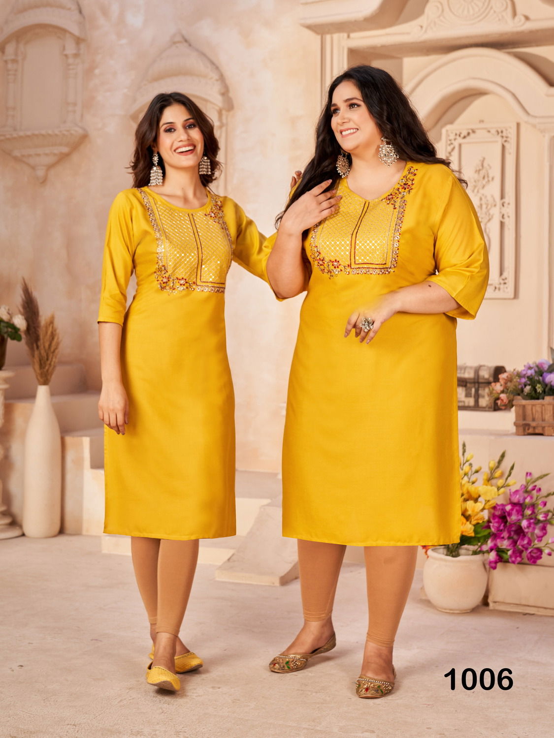 Plus Size 1001 Sequence Embroidery Plus Size Kurti Catalog
